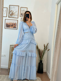 Robe en lin verte – Collection été